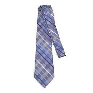 3/$30 BCBG Attitude | Men's Silk Blue Plaid Necktie